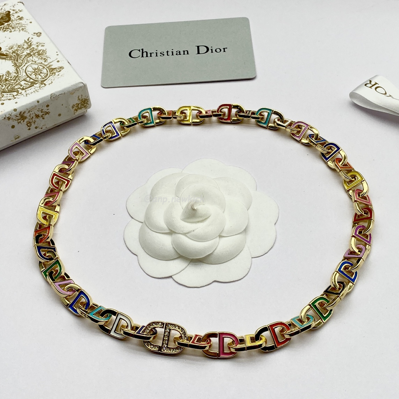 Dior Bracelet Necklace Earring Set (4) - www.newkick.vip